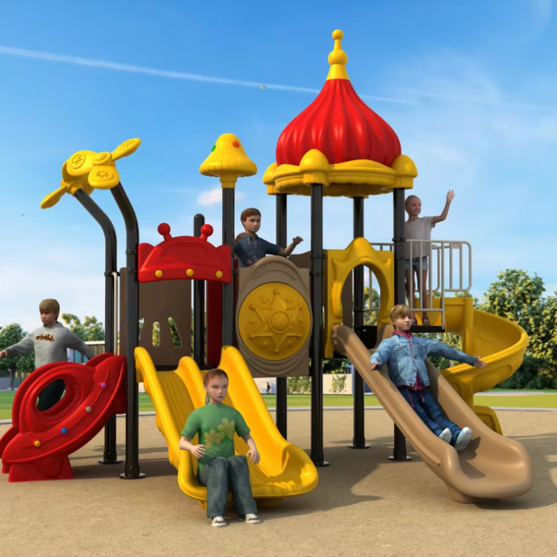 Plastic Slide Combination Outdoor Playground Equipment for Children Playground Equipment With Swing