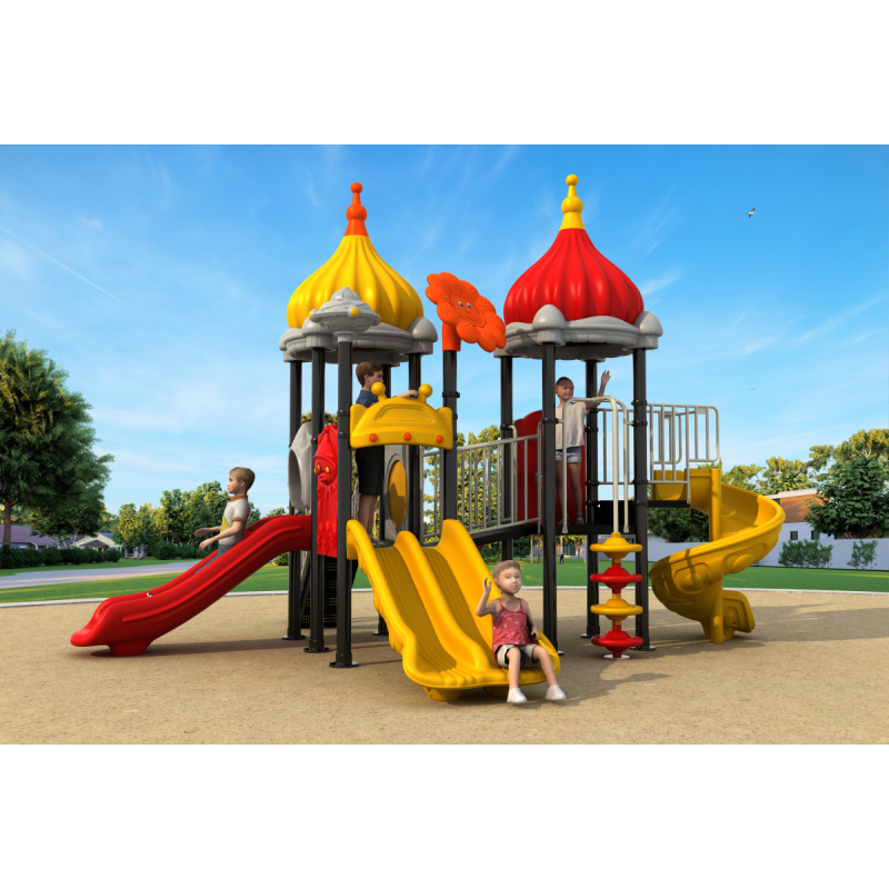 Plastic Slide Combination Outdoor Playground Equipment for Children Playground Equipment With Swing