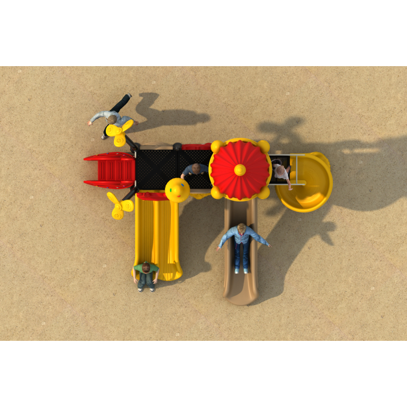 Plastic Slide Combination Outdoor Playground Equipment for Children Playground Equipment With Swing