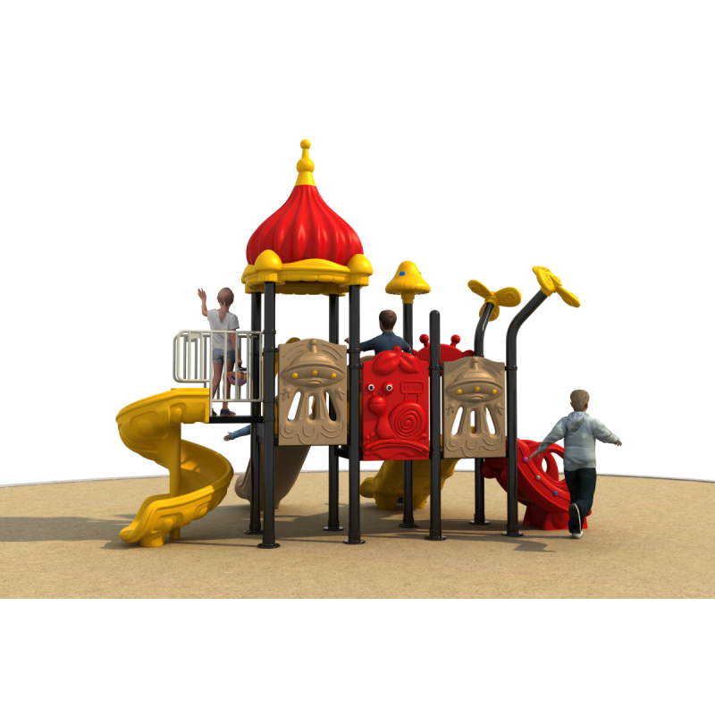 Plastic Slide Combination Outdoor Playground Equipment for Children Playground Equipment With Swing