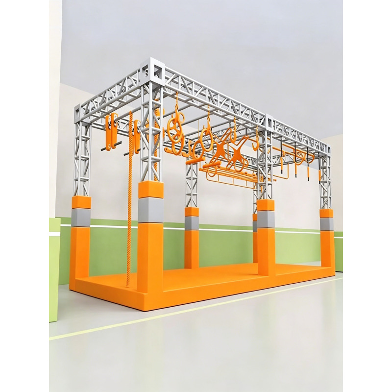 Ninja Space High Altitude Hanging Ring Challenge+Sponge Buffer Pool One Stop Fitness Park Equipment