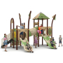 Large Outdoor Slide Children's Playground Suitable for Schools, Residential Area, Shopping Mall, Customizable Amusement Facility