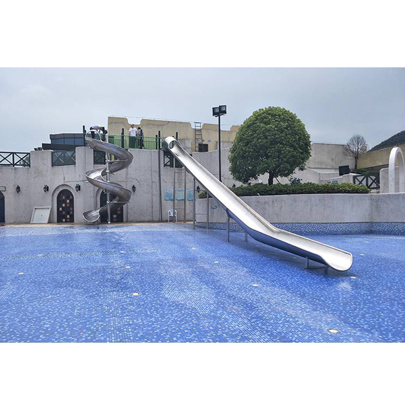 Outside and Indoor Large Spiral Slide Kids Outdoor Tube Slides Adults Outdoors Stainless Steel Slide