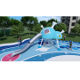 Outside and Indoor Large Spiral Slide Kids Outdoor Tube Slides Adults Outdoors Stainless Steel Slide