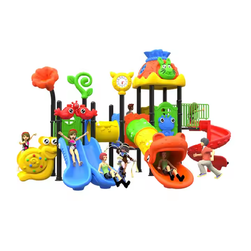 Custom-made Outdoor Children's Playground with Diverse Amusement Facilities for Kids to Play, Creating Children's Playground