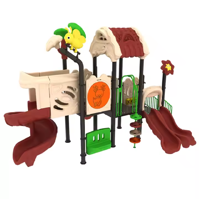 Custom-made Outdoor Children's Playground with Diverse Amusement Facilities for Kids to Play, Creating Children's Playground
