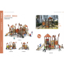Best-Selling Theme Series Customized Amusement Park, Children's Outdoor Large Amusement Park with Slide and Swing Play Toys