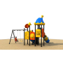 Commercial Outdoor Playground Equipment Low-Priced Amusement Park Rides Games for Kids Including Steel Plastic Slides Swing Set