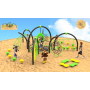 Large Community Sports Activity Equipment Outdoor Children's Playground Climbing Slides for Kindergarten Physical Training