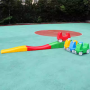 Toddler Plastic Scooter, Sensory Training Equipment, Three-Section Glide Car Toy, Home Track Car