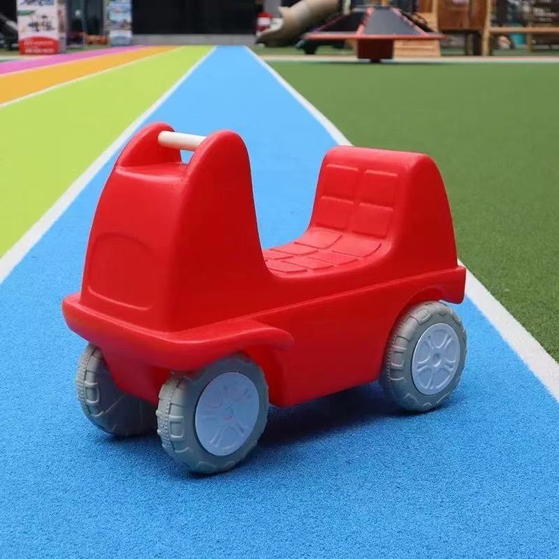 Toddler Plastic Scooter, Sensory Training Equipment, Three-Section Glide Car Toy, Home Track Car