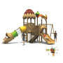 Customized Fun Colorful Backyard Game Slides Game Room Equipment Outdoor Children's Playground Children's School