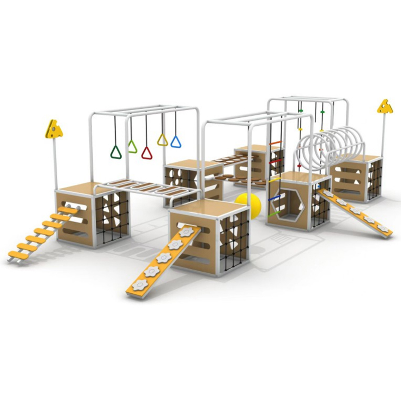 Outdoor Children's Playground with Anji Expansion, Suitable for Children and Adults, Promotes Children's Growth and Development