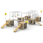 Outdoor Children's Playground with Anji Expansion, Suitable for Children and Adults, Promotes Children's Growth and Development