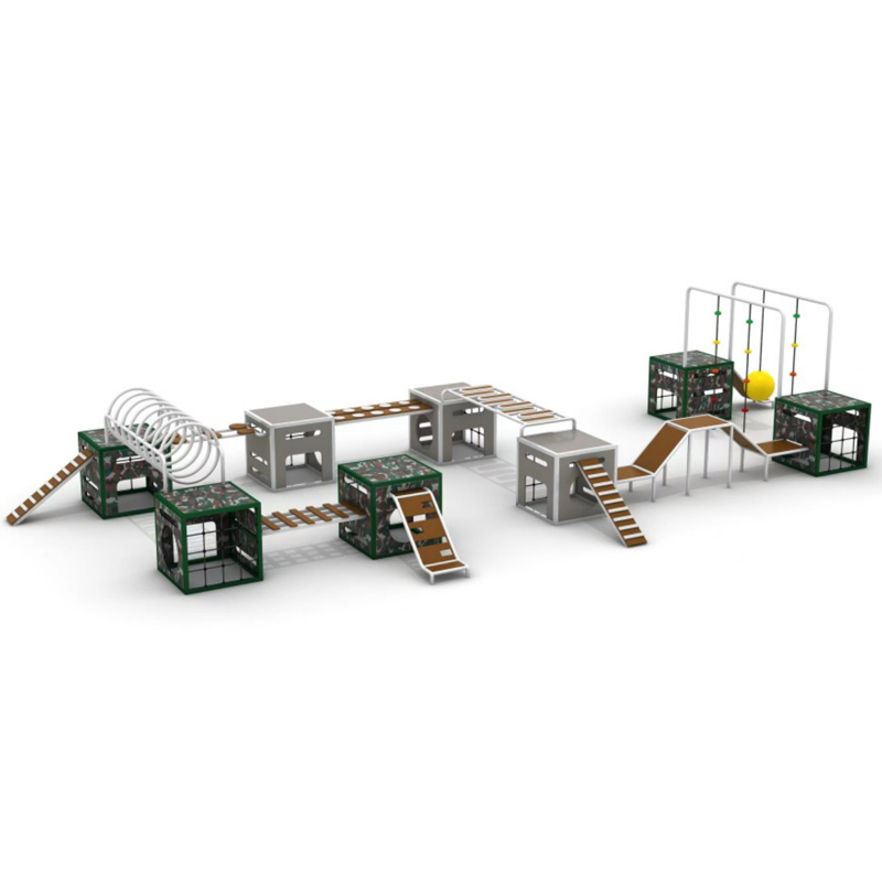 Outdoor Children's Playground with Anji Expansion, Suitable for Children and Adults, Promotes Children's Growth and Development