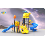 Custom Colorful Slide Large/Type Outdoor Children's Park Plastic Slide Community Square Park Slide Amusement Equipment