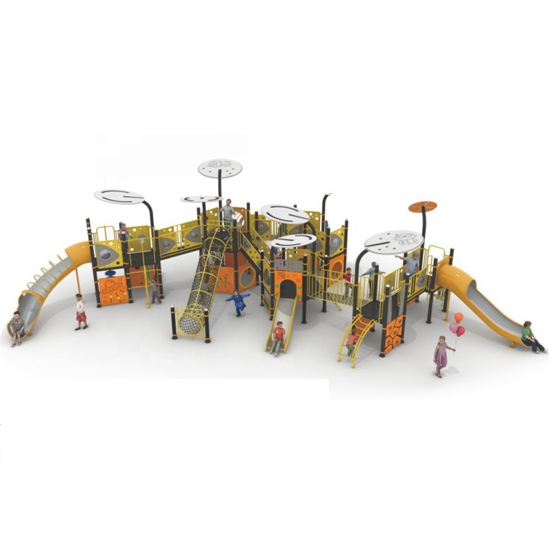 Customizable Popular Children's Outdoor Playground Sets with Slides and Swings