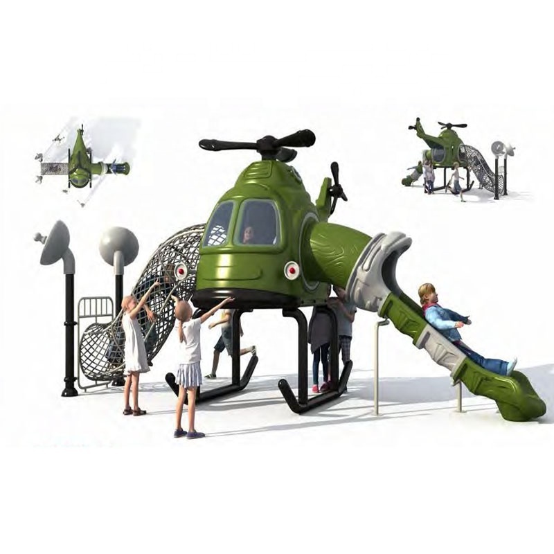 Customizable Popular Children's Outdoor Playground Sets with Slides and Swings
