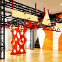 Indoor Ninja Obstacle Ring Challenge Facility Climbing Hall Combination Fitness Equipment Customization