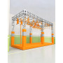 Indoor Ninja Obstacle Ring Challenge Facility Climbing Hall Combination Fitness Equipment Customization