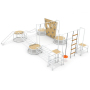 Outdoor Kid's Playground Multiple Styles of Swings,Expansion Project Facilities Customized for Sale Suitable for Kids and Adults