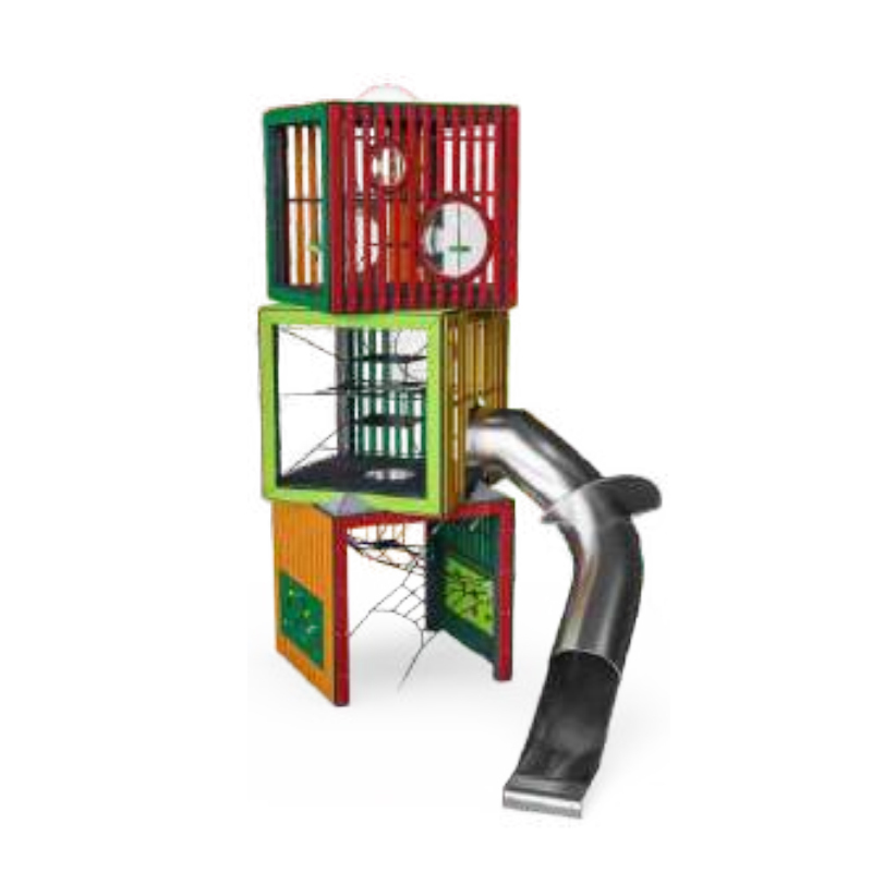 High-quality Custom Outdoor Children's Slide for Sale Suitable for Children and Adults, Made of Safe Stainless Steel Slide