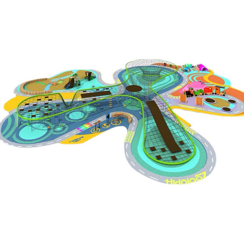 Outdoor Non-Standard Park Wood Playground Outdoor Children's Outdoor Non-Powered Slide Amusement Equipment