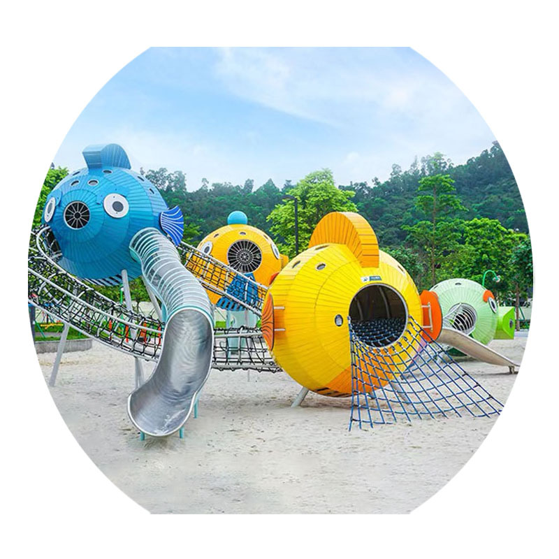 Outdoor Non-Standard Park Wood Playground Outdoor Children's Outdoor Non-Powered Slide Amusement Equipment