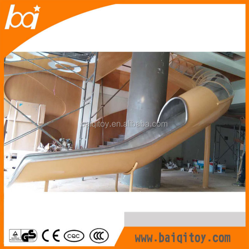 Playground Stainless Steel Slide, Custom Stainless Steel Tube Slide