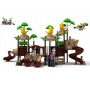 Durable Plastic Big Slide for Kids - Factory Direct Sales Outdoor Playground Amusement Park Equipment