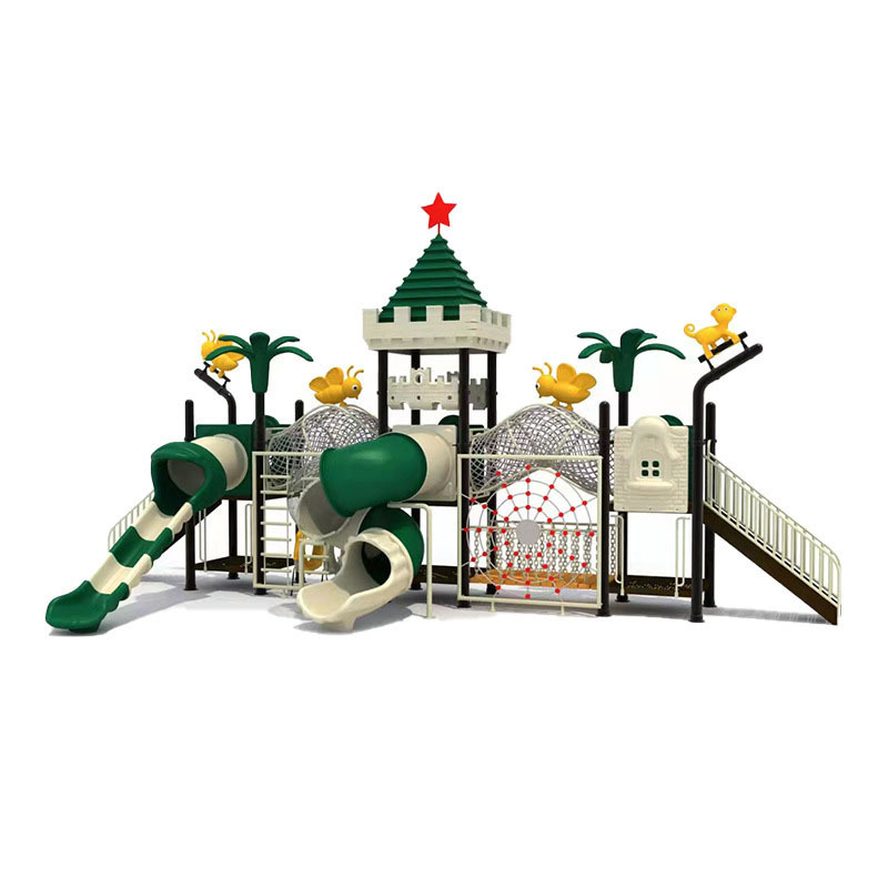 Large Outdoor Combination Slide for Outdoor Children's Slide Community Amusement Plastic Equipment with Stainless Steel Features