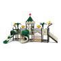 Large Outdoor Combination Slide for Outdoor Children's Slide Community Amusement Plastic Equipment with Stainless Steel Features