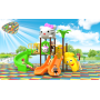 Kindergarten Outdoor Small and Medium-sized Slide Swing Combination Park Community Outdoor Large Children's Amusement Facility