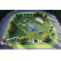 Large Outdoor Non-standard Stainless Steel Slide Aerial Themed Amusement Equipment Wooden Homeuse Swing and Set Platform