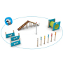 Best-selling Professional Designed Outdoor Pet Playground Equipment for Sale, Outdoor Pet Play Area, Factory Price Direct Sale.
