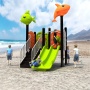 Factory Direct Outdoor Kids Plastic Playground Slides for Kindergarten and Residential Park Children's Outdoor Equipment