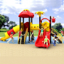 Innovative Design Plastic Playground Set Kindergarten Slide Outdoor Play Equipment Factory Direct Sale