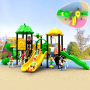 Innovative Design Plastic Playground Set Kindergarten Slide Outdoor Play Equipment Factory Direct Sale