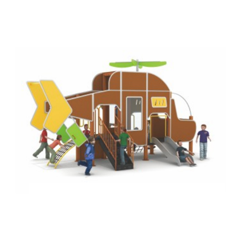 Latest Style Small Outdoor Children's Playground with Swing, Slide, Customizable Leisure Play Area Amusement Equipment for Sale
