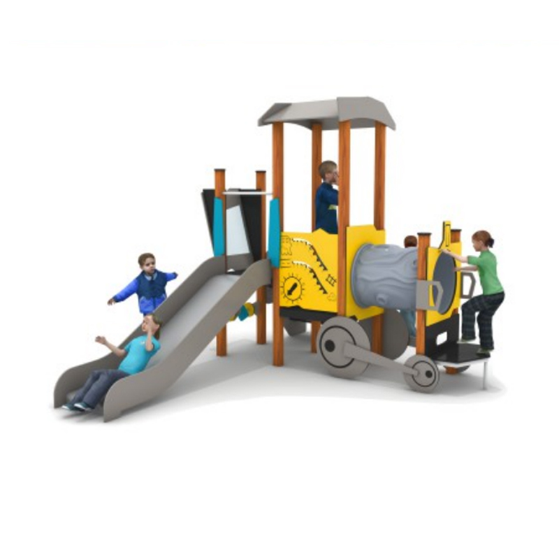 Latest Style Small Outdoor Children's Playground with Swing, Slide, Customizable Leisure Play Area Amusement Equipment for Sale