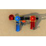 2025 Cute Combined Animal Outdoor Playground Equipment Plastic Metal Slide for Kids in School & Resort Hotels
