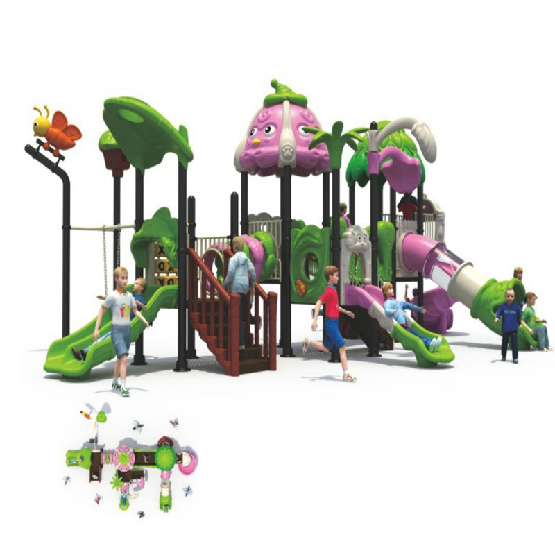 Children's Combination Slide Manufacturer Hot-Selling Outdoor Plastic Slide Outdoor Playground Equipment