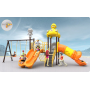 Outdoor Small Plastic Slide Kindergarten Children Outdoor Combination Slide Amusement Equipment Swing Slide Set