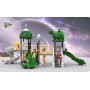 Outdoor Small Plastic Slide Kindergarten Children Outdoor Combination Slide Amusement Equipment Swing Slide Set