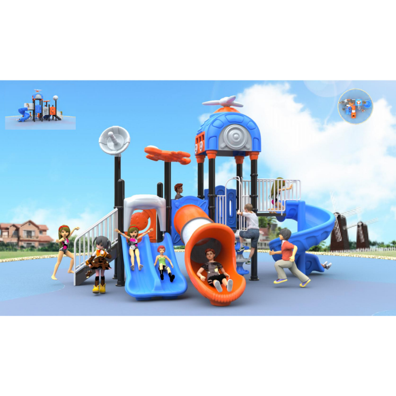 Hot Selling Multifunctional Outdoor Playground Set New Design PVC Vinyl Swing and Slide Amusement Park Must-Have Toy
