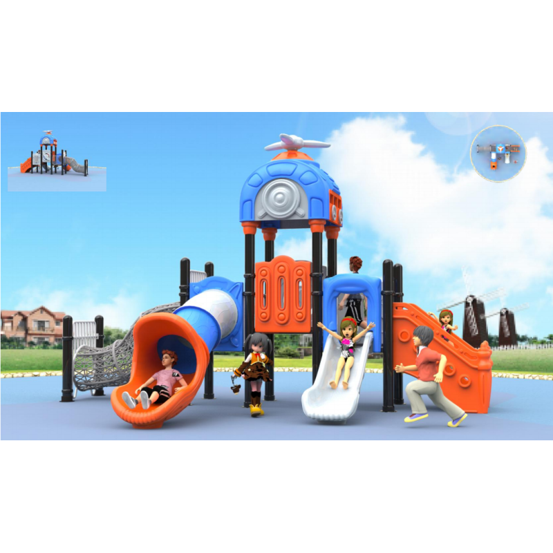 Hot Selling Multifunctional Outdoor Playground Set New Design PVC Vinyl Swing and Slide Amusement Park Must-Have Toy