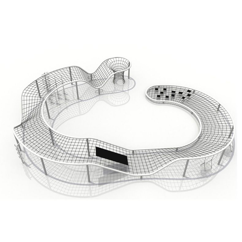 Colorful Stainless Steel Slides and Kids Playground Outdoor Amusement Park Sports Children's Play Game