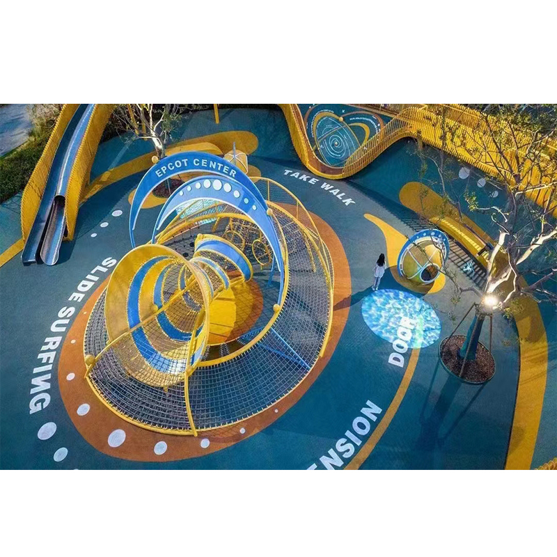 Best Selling Custom Water Playground Stainless Steel Slides Kids Swimming Pool Climbing Slides