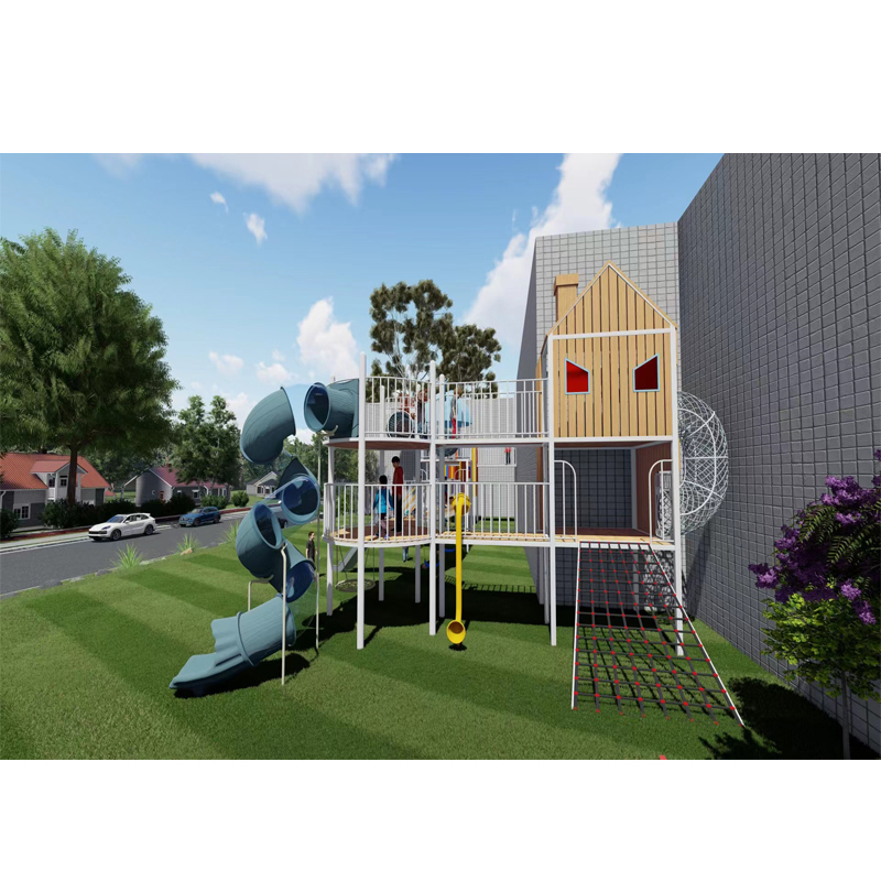Best Selling Custom Water Playground Stainless Steel Slides Kids Swimming Pool Climbing Slides