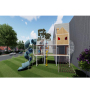Best Selling Custom Water Playground Stainless Steel Slides Kids Swimming Pool Climbing Slides